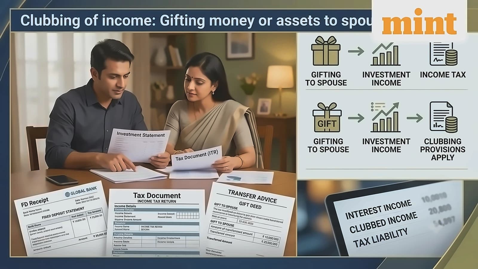 Spouse Gift Tax Rules: Clubbing Provisions Explained