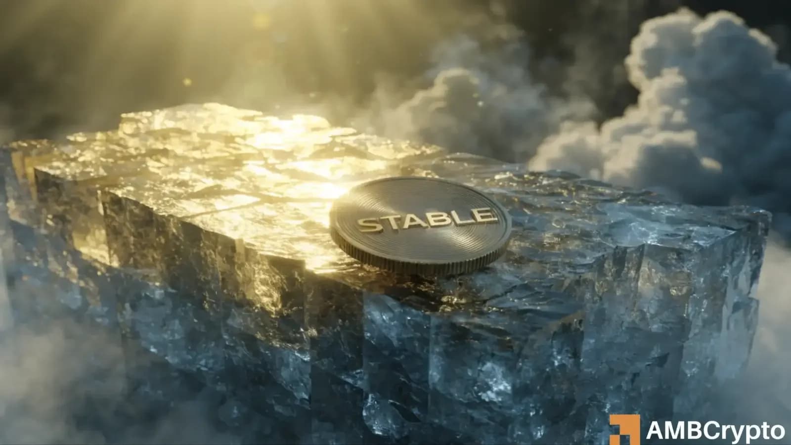 STABLE drops 18% after fakeout above $0.04 range high