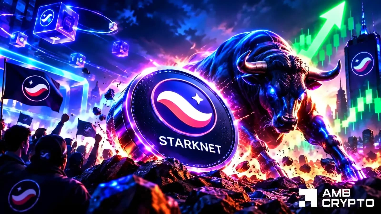 Starknet STRK Surges 31% to 4-Month High, Targets $0.05