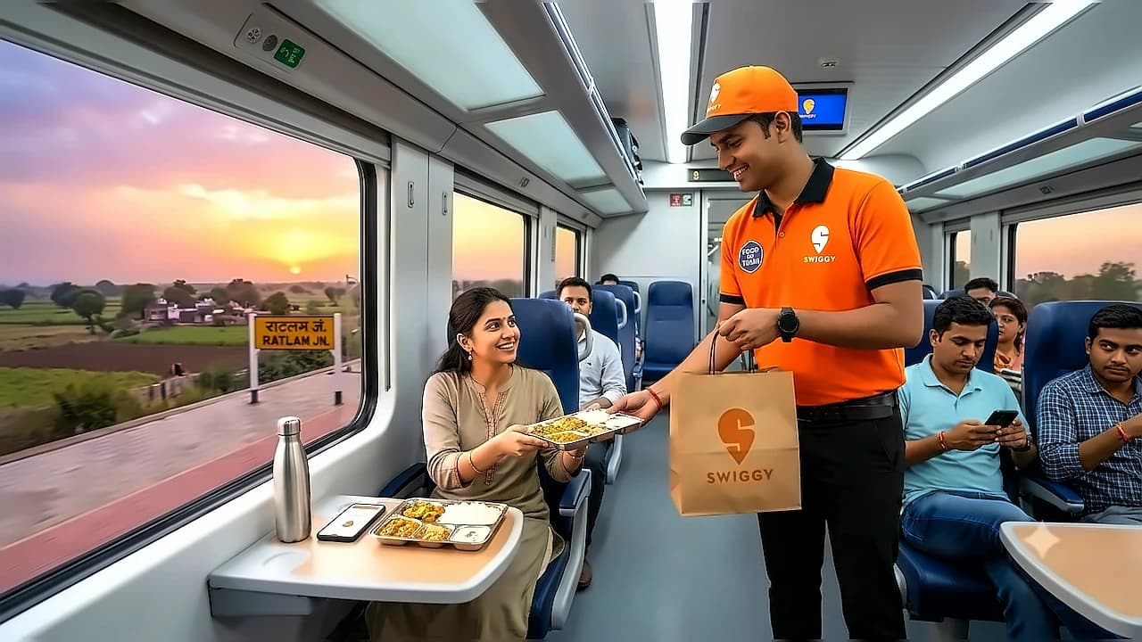 Swiggy's Food On Train Service Grows 12x In 2 Years