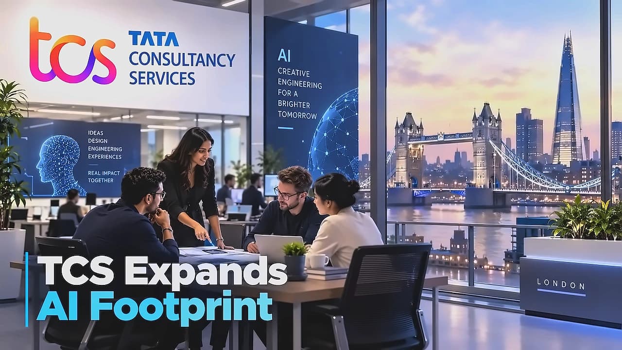 TCS Wins ₹122.6 Cr Odisha AI Platform Deal, Stock Down 0.50%