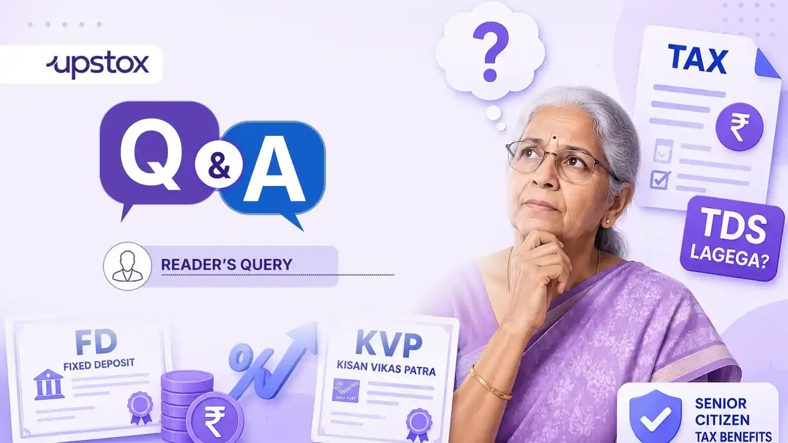 TDS rules for FD and KVP interest income explained