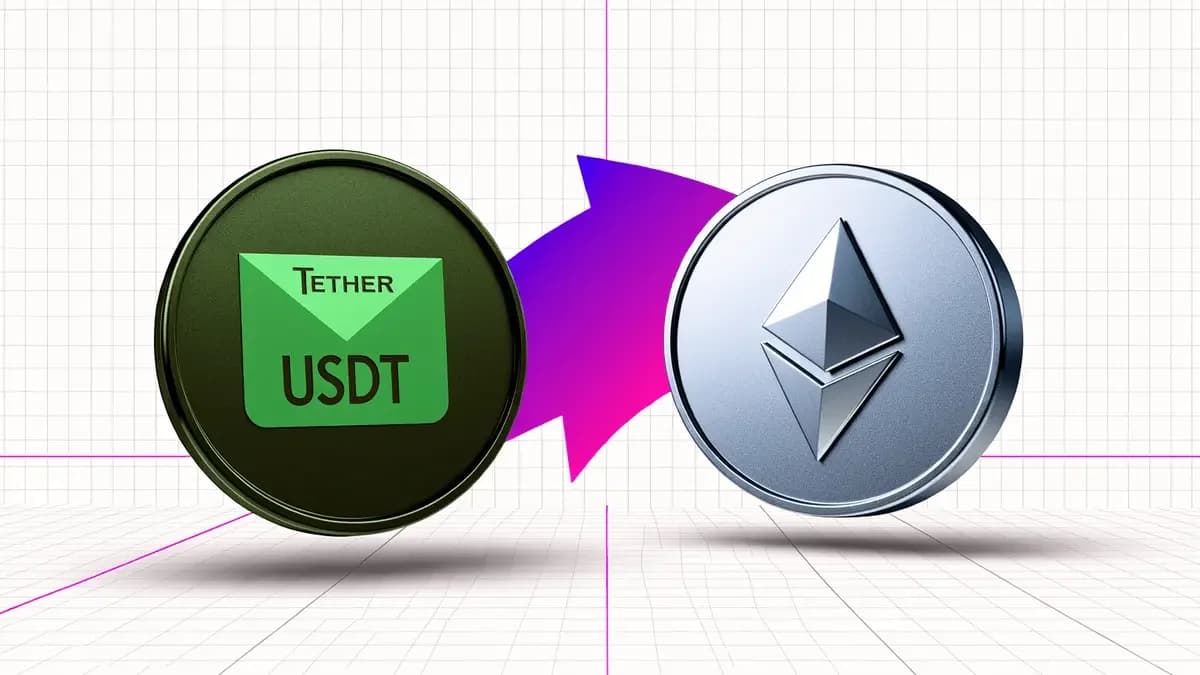 Tether USDT Briefly Overtakes Ethereum in Market Cap
