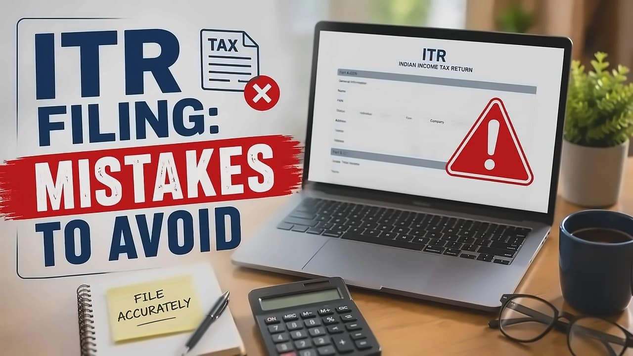 Top 10 ITR filing mistakes to avoid for FY 2025-26