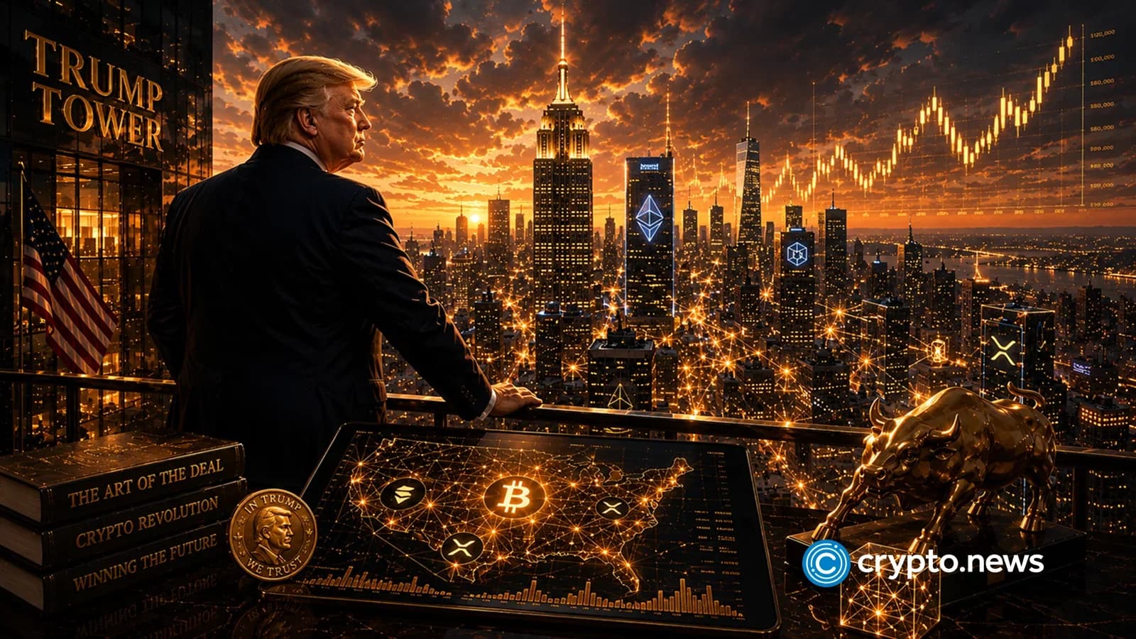 Trump's Crypto Holdings Generate $1.2B as Oil Hits 125-Day Low