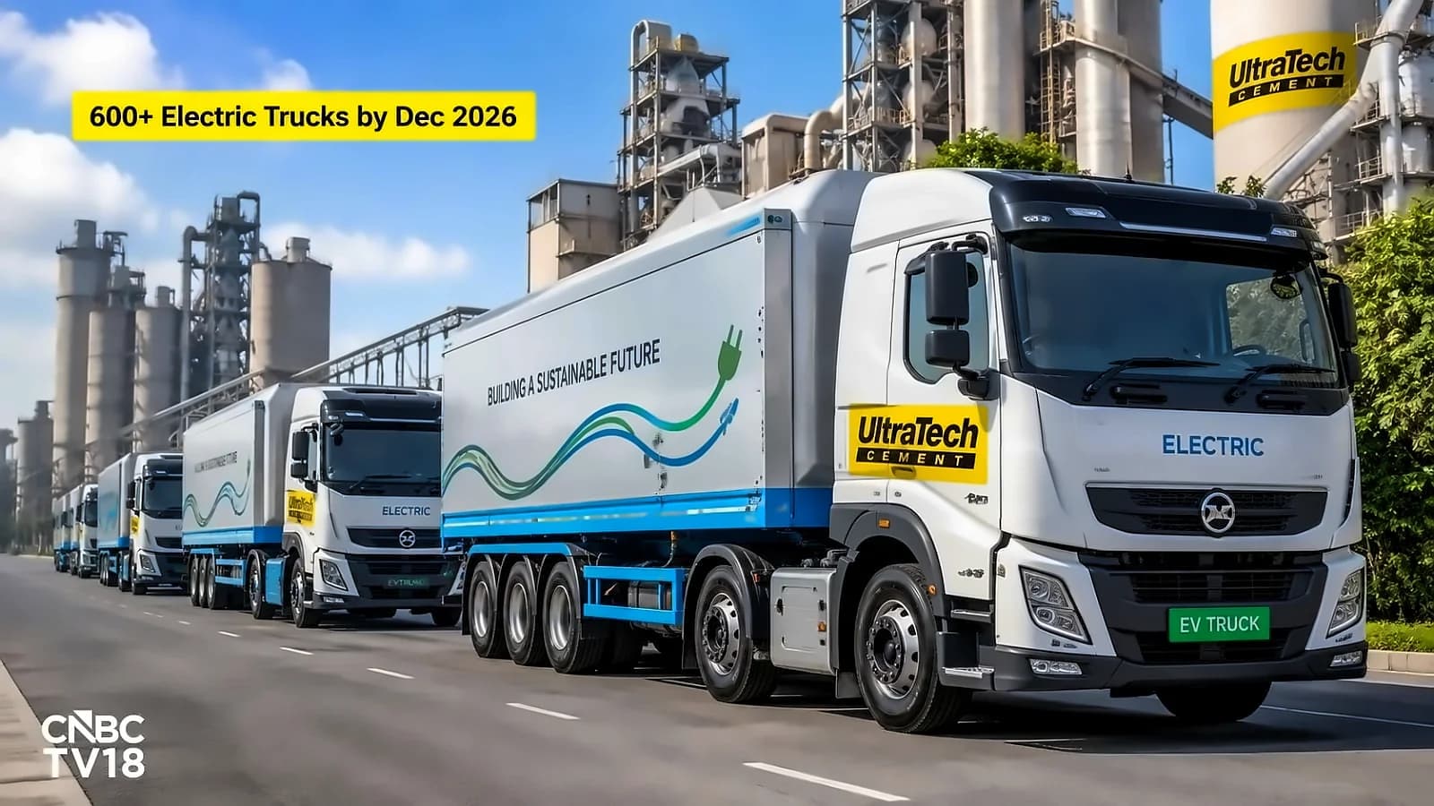 UltraTech scales up electric fleet to 600+ trucks by Dec 2026