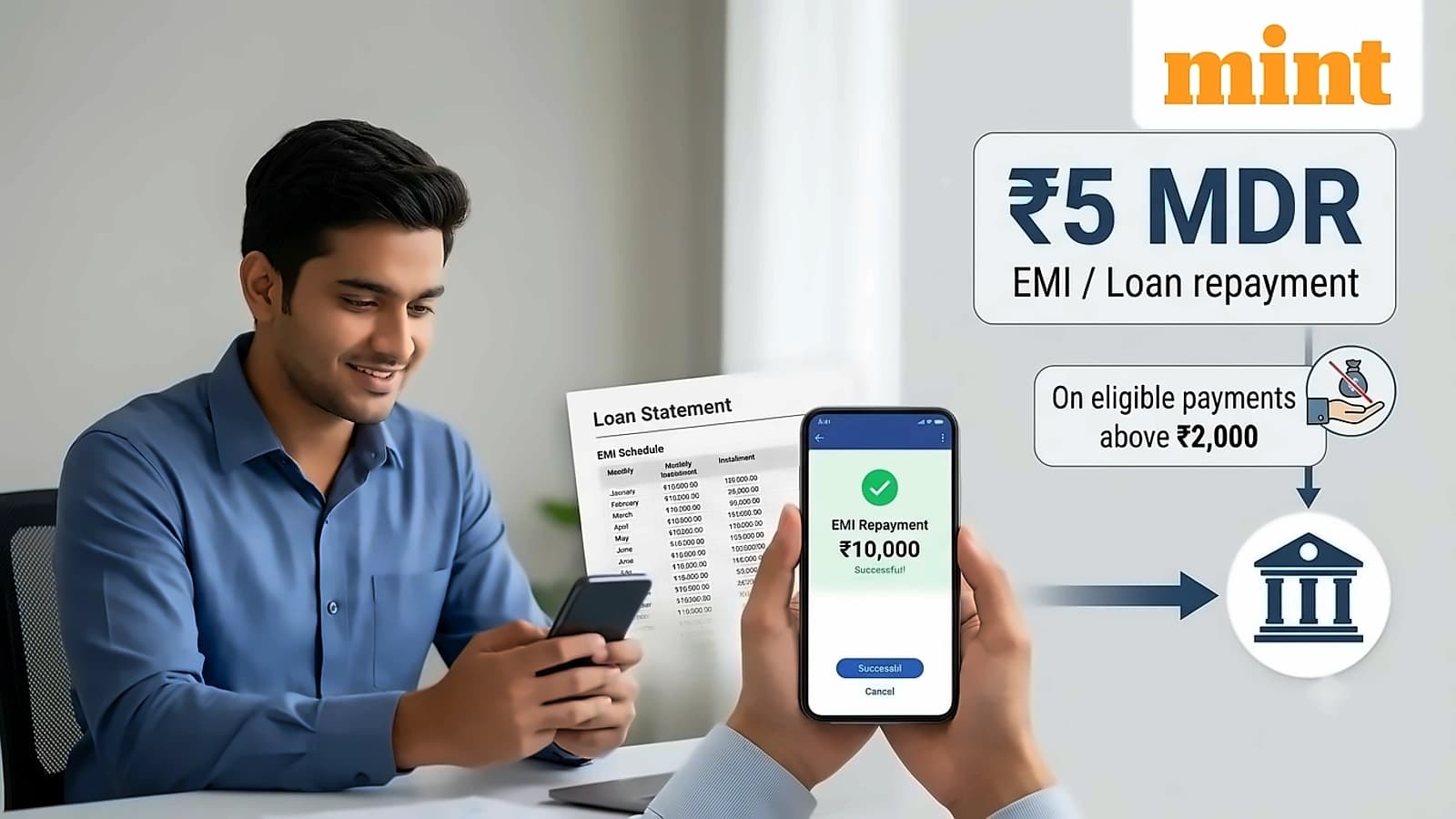 NPCI clarifies ₹5 flat fee on NBFC loan repayments, not 0.4% MDR
