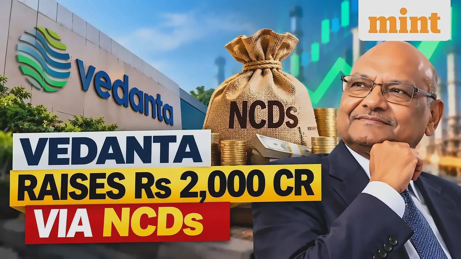 Vedanta raises ₹2,000 cr via NCDs, shares up 50% in year
