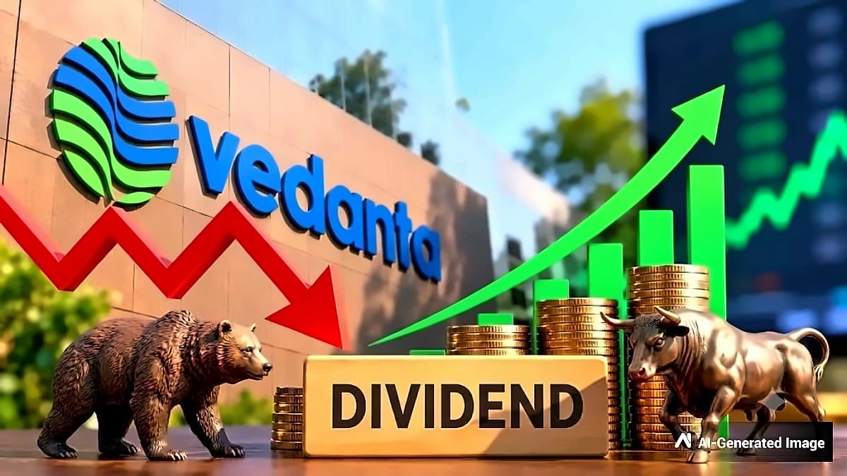 Vedanta Stock Falls 3% on Rs 5 Dividend Record Date