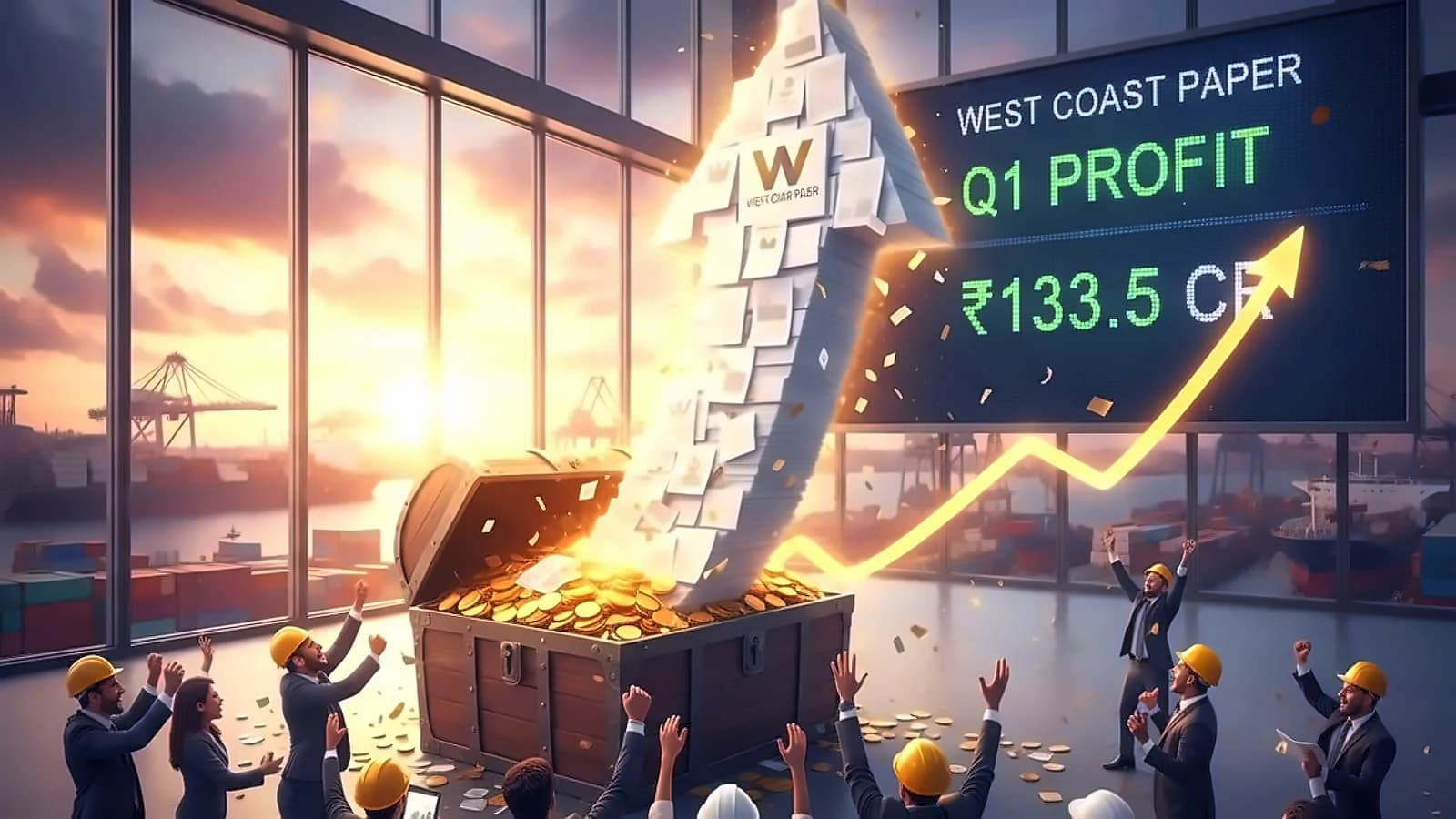 West Coast Paper Q1 profit surges 145% to ₹133.5 crore