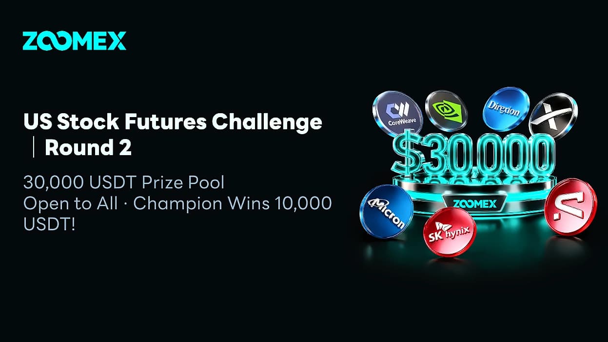 Zoomex Launches Stock Perpetuals Competition Round 2