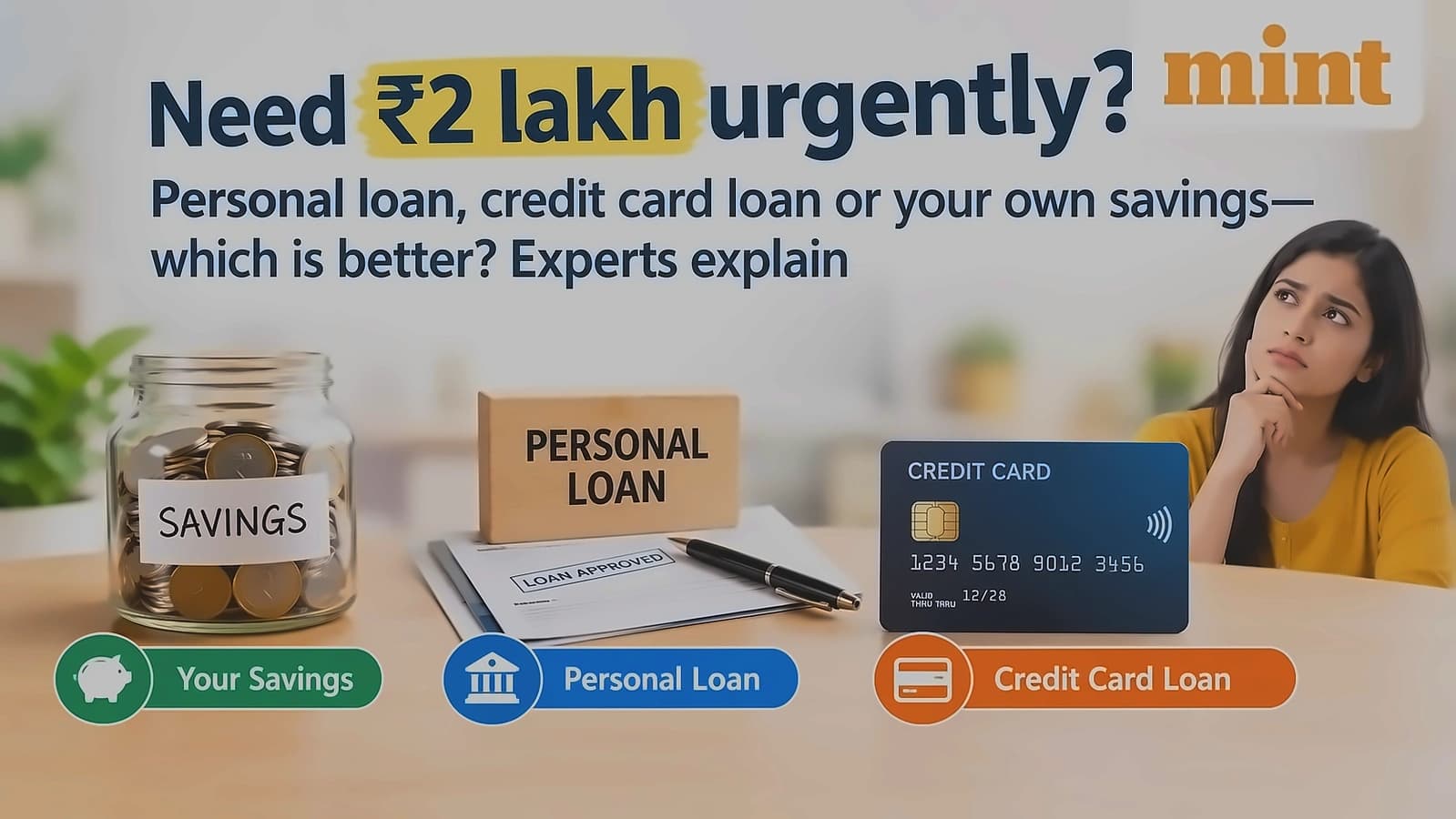₹2 lakh emergency fund: Expert advice on savings vs loans vs credit cards