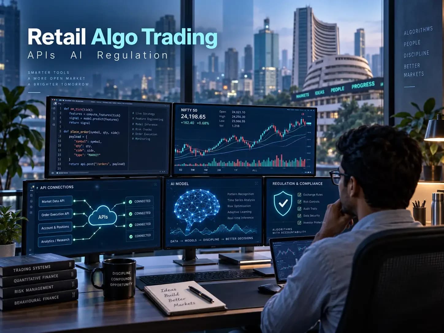 Retail algo trading gets makeover: AI tools, APIs boost accessibility
