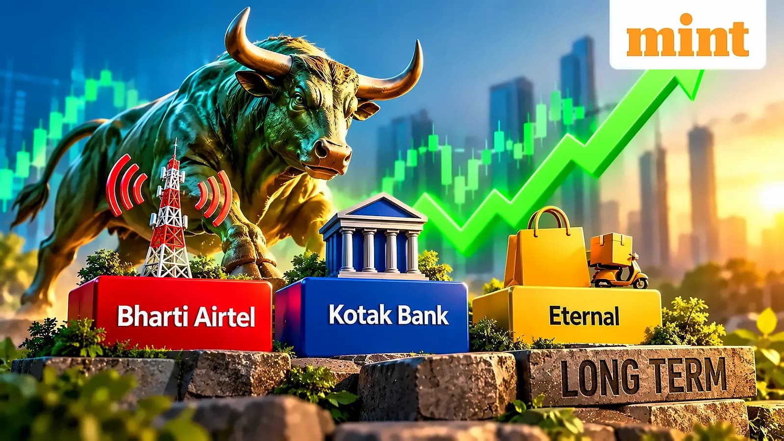 9 Top Long-term Stock Picks: Bharti Airtel, Kotak Bank Lead List