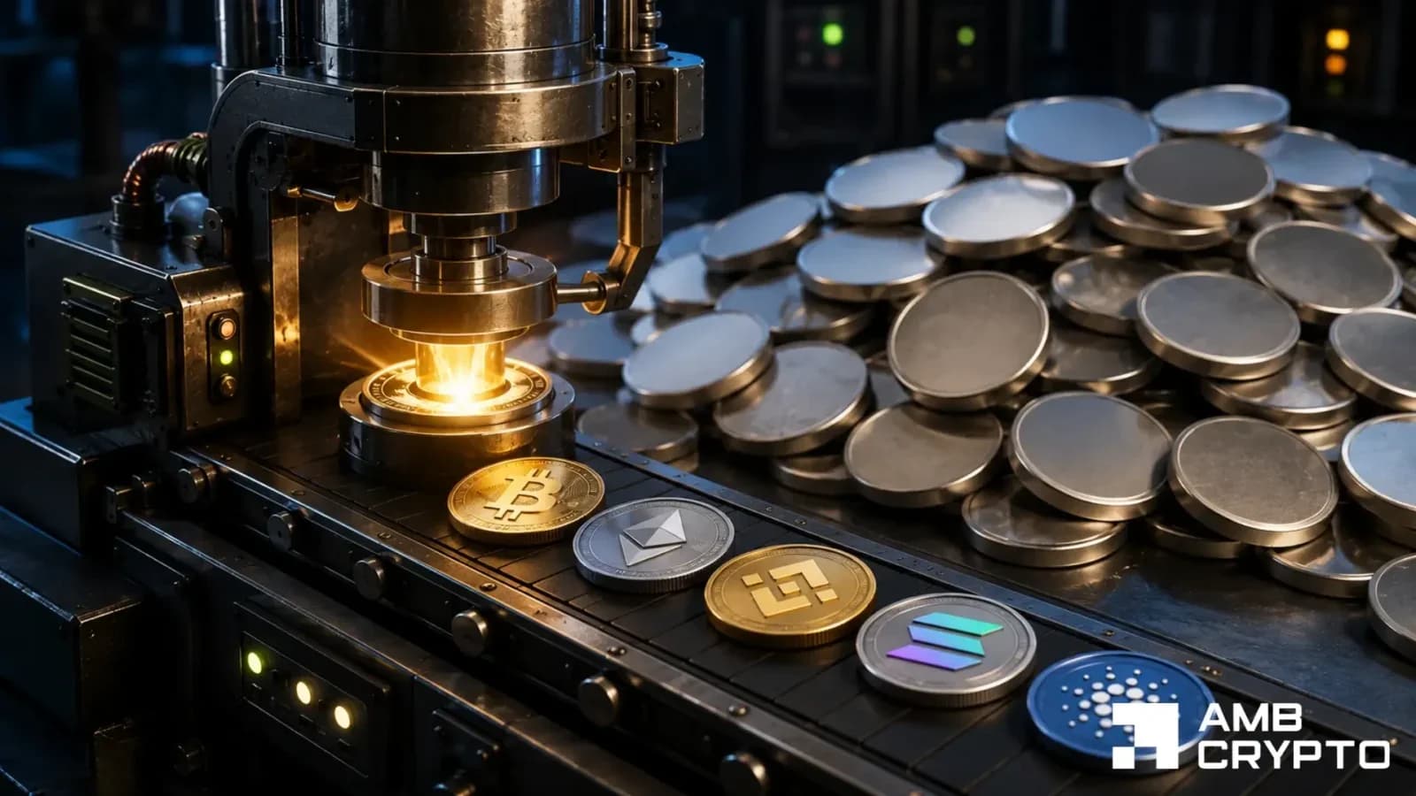 92.9% of 2024-2026 crypto tokens trade below launch price