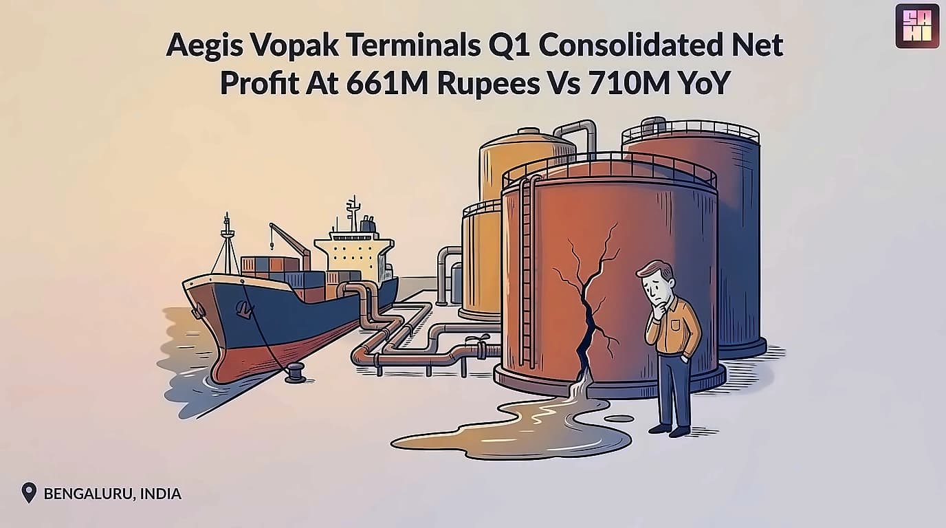 Aegis Vopak Terminals Q1 profit drops 6.9% to ₹66.1 cr amid import disruptions