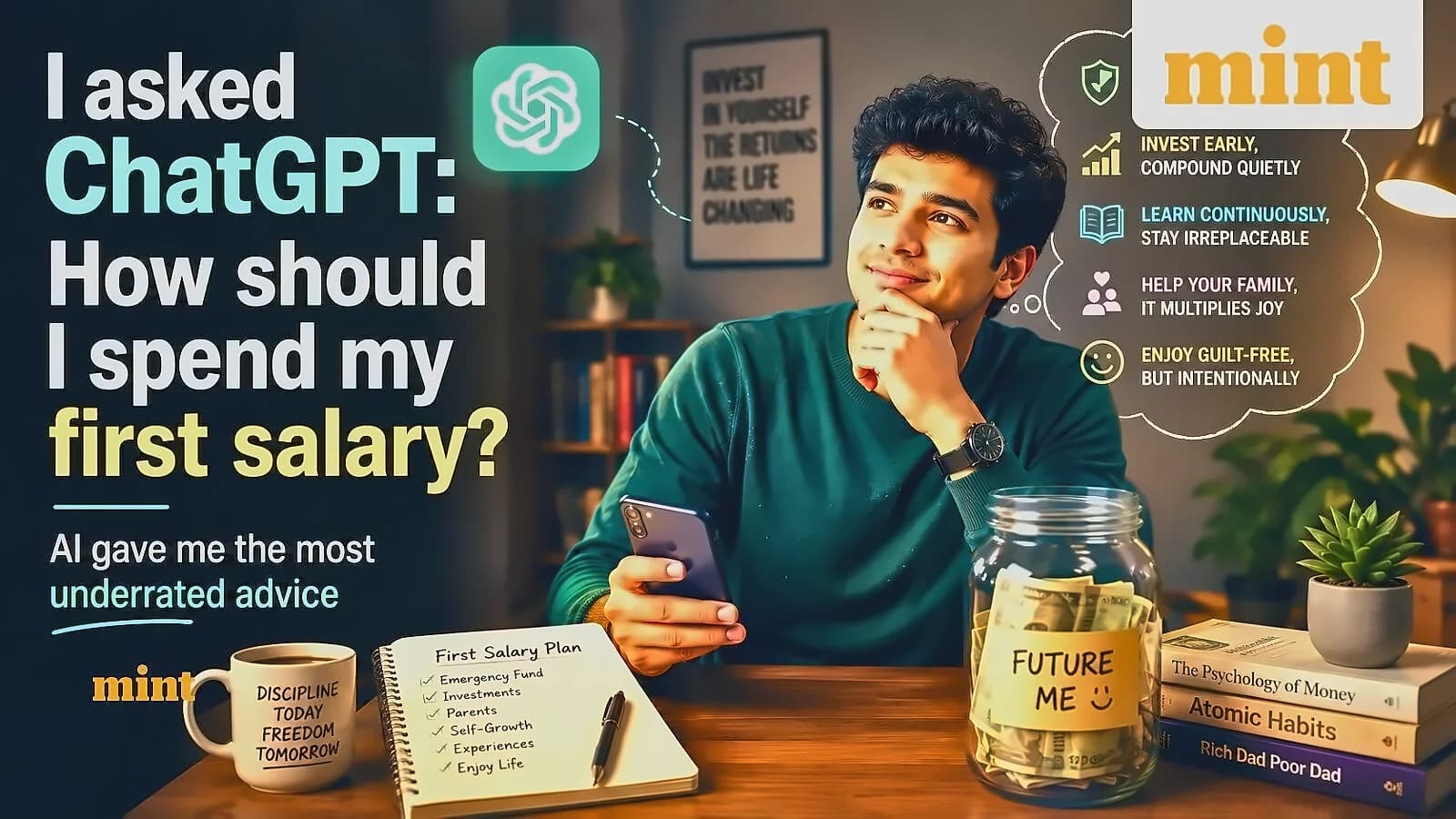 AI Advises First-Salary Spending Framework for Young Professionals