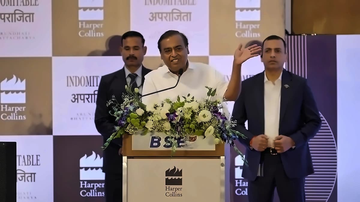Ambani recalls father's faith in Indian markets, urges women support