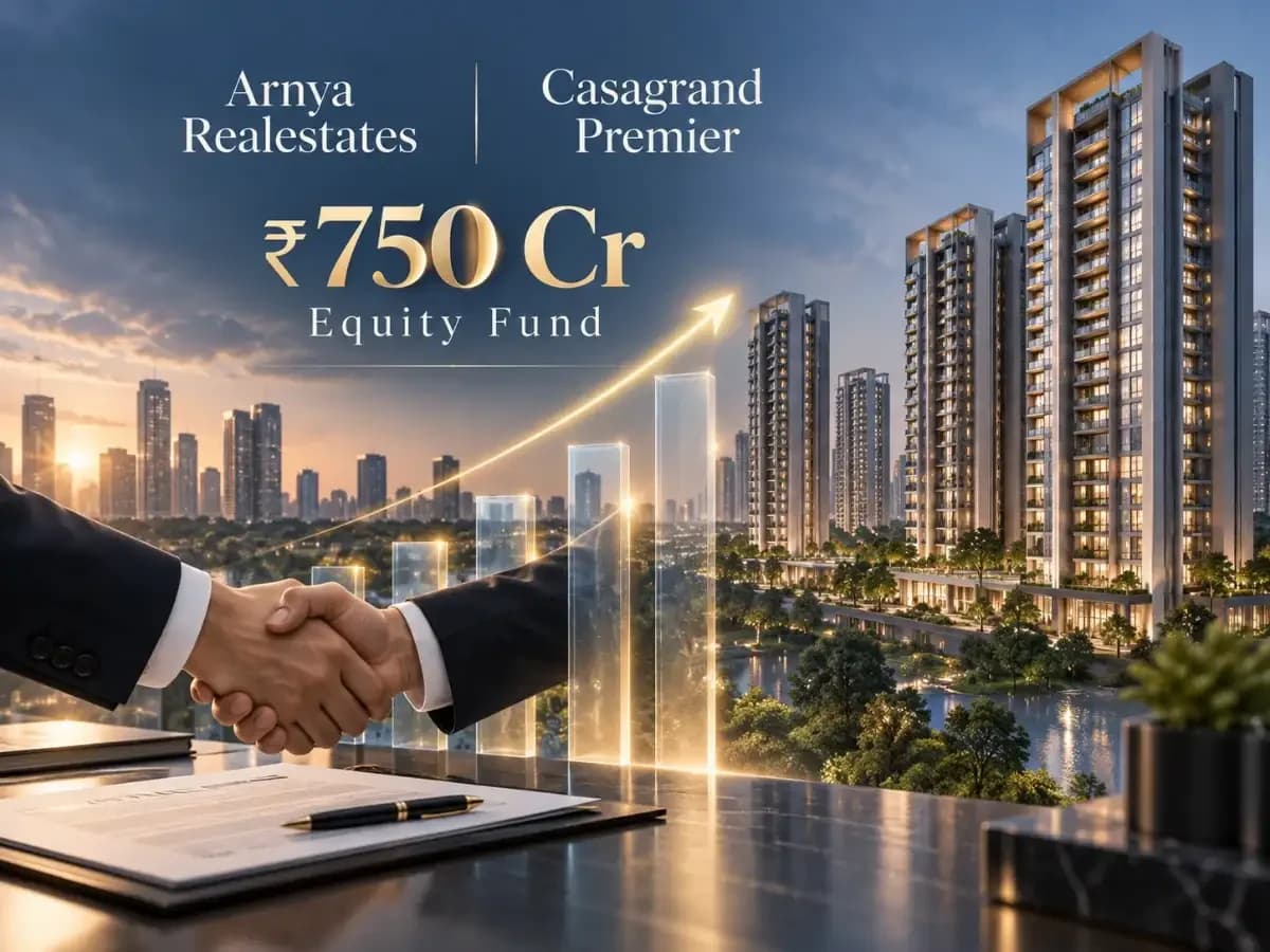 Arnya Realestates, Casagrand Premier to raise ₹750 cr equity fund