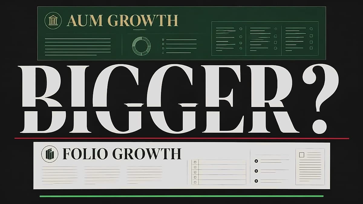 AUM Growth vs Folio Growth: Key Ratio Reveals Investor Trust
