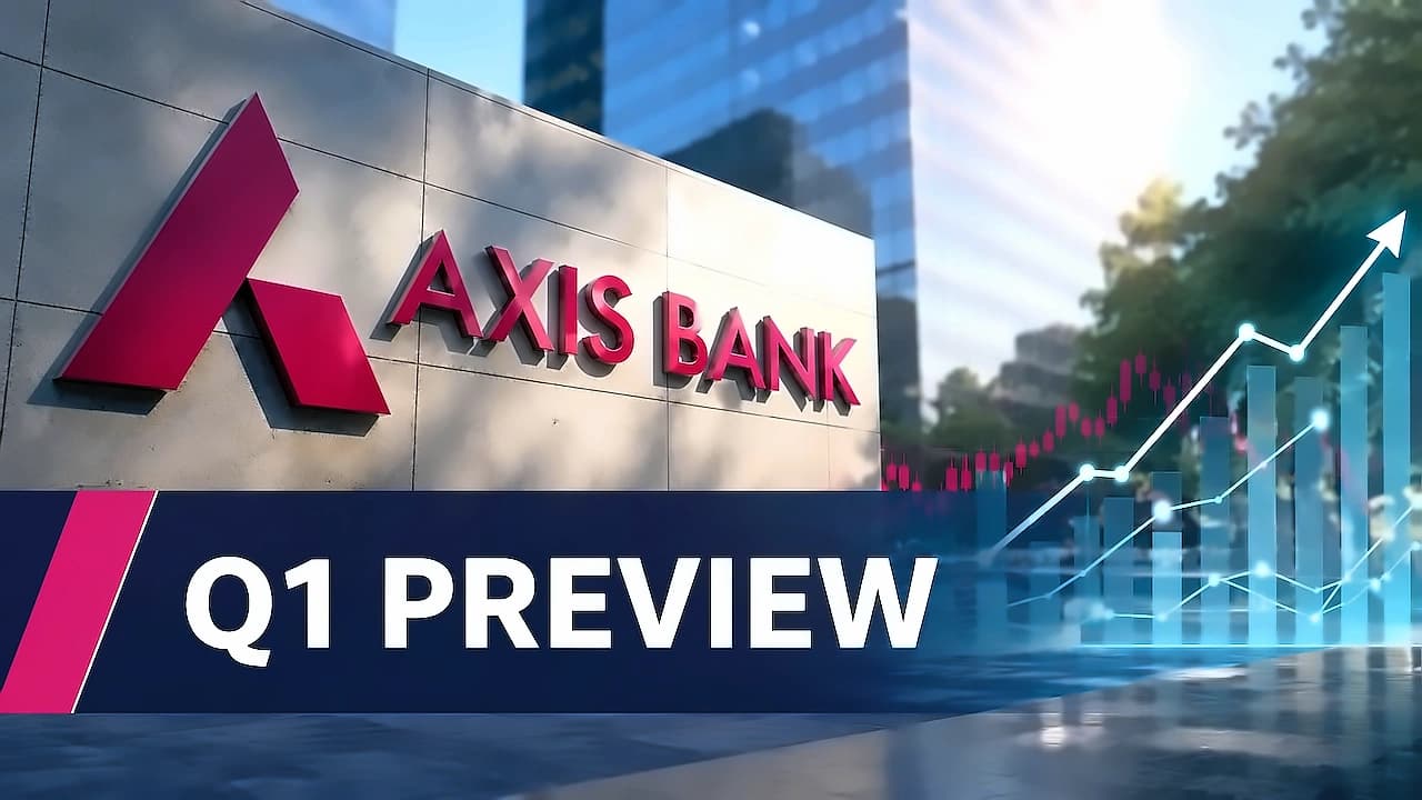 Axis Bank Q1 Results: 23% Profit Growth to ₹7,114 Cr, Shares Fall 6%