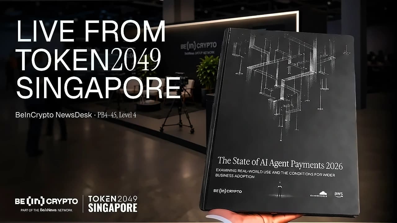 BeInCrypto Launches AI Agent Payments 2026 Report at TOKEN2049