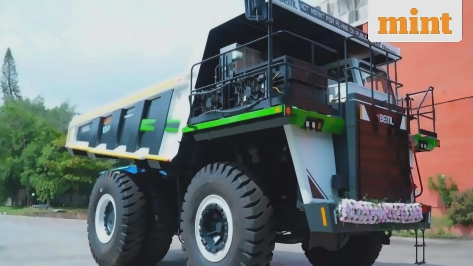 BEML unveils India's first 60-ton electric mining truck