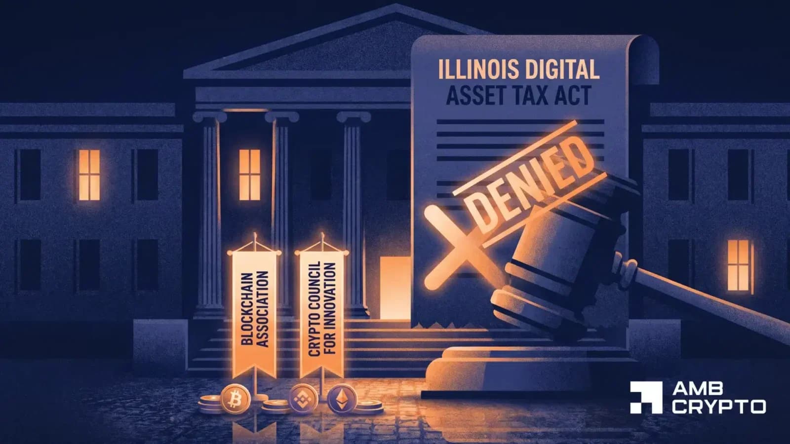 Blockchain Association, CCI File Second Lawsuit Against Illinois Digital Asset Tax