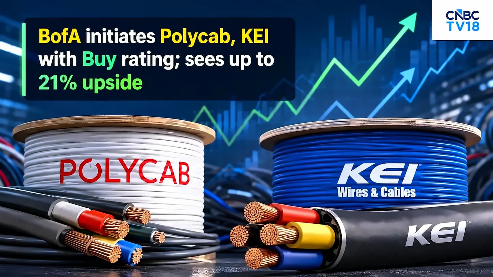 BofA maintains bullish stance on Polycab, KEI amid UltraTech entry