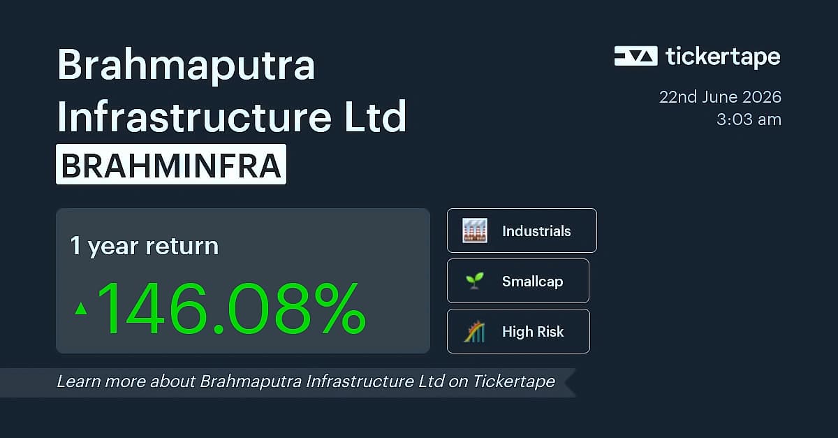 Brahmaputra Infra rises 2.28% on ₹70-cr MoRTH contract win