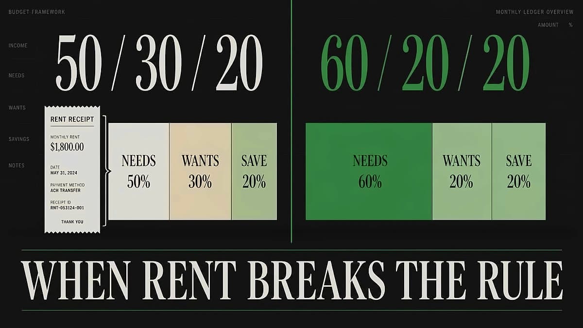 Budget Rule Comparison: 50/30/20 vs 60/20/20 for Metro Rent
