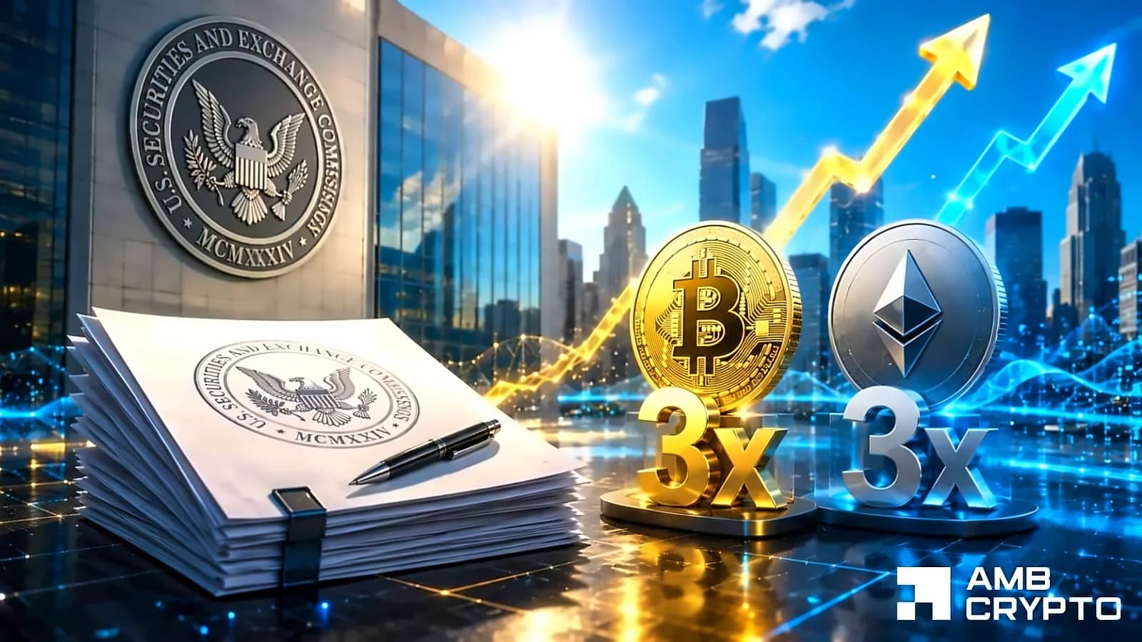 Bitcoin ETFs Hit $389M Outflow as Cboe Files for 3x Leveraged Funds