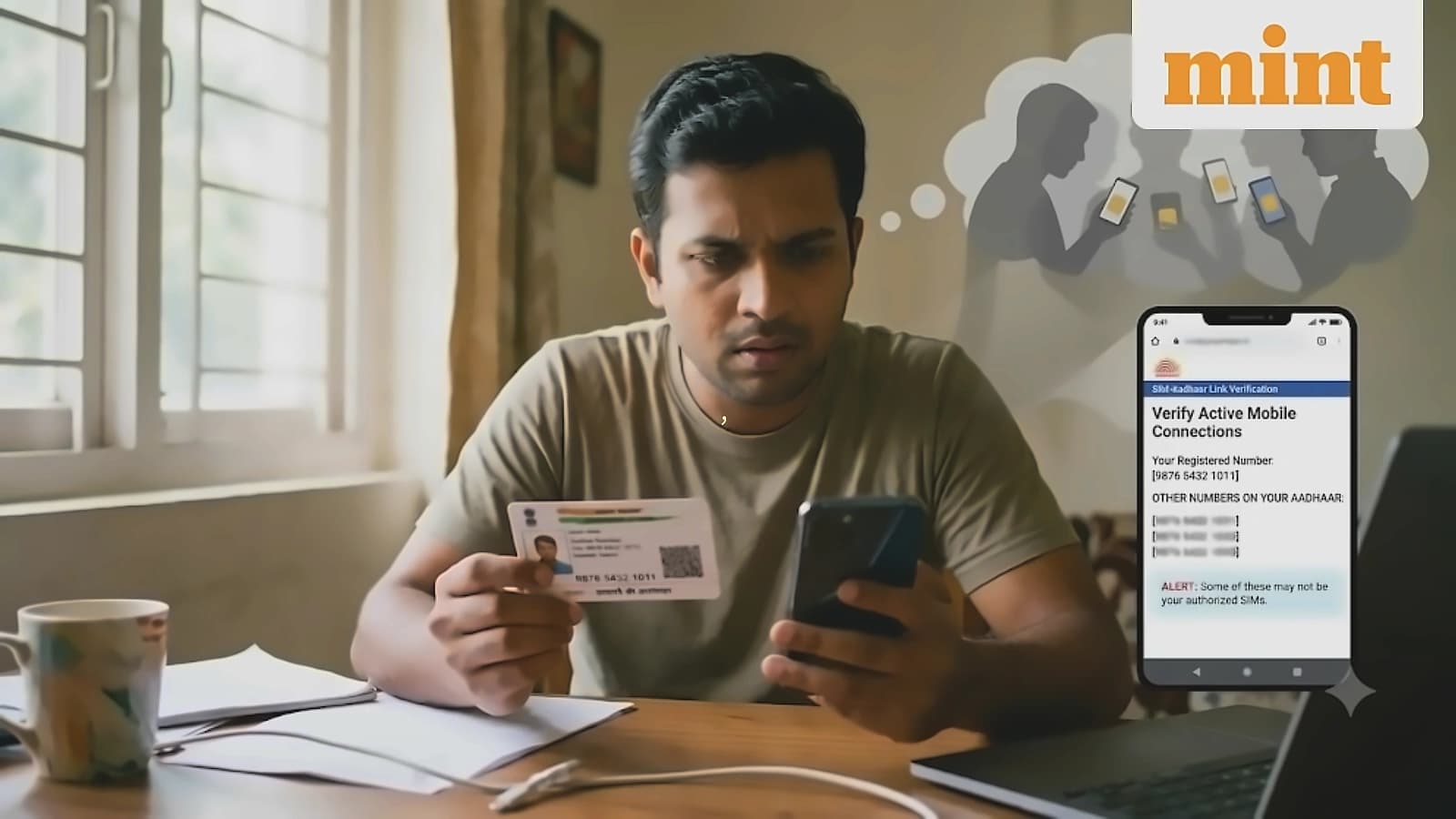 Check SIM connections linked to your Aadhaar via Sanchar Saathi portal