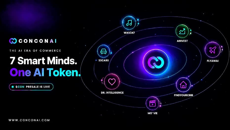 ConConAI's $CON Presale Hits Phase 1 at $0.005 Targeting $0.01 Listing