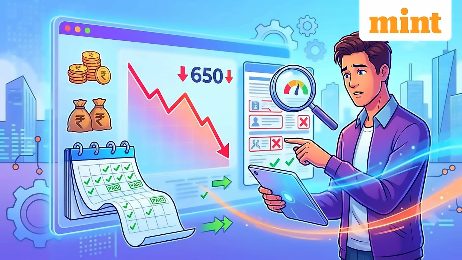 Credit score drops despite timely payments: How to correct errors
