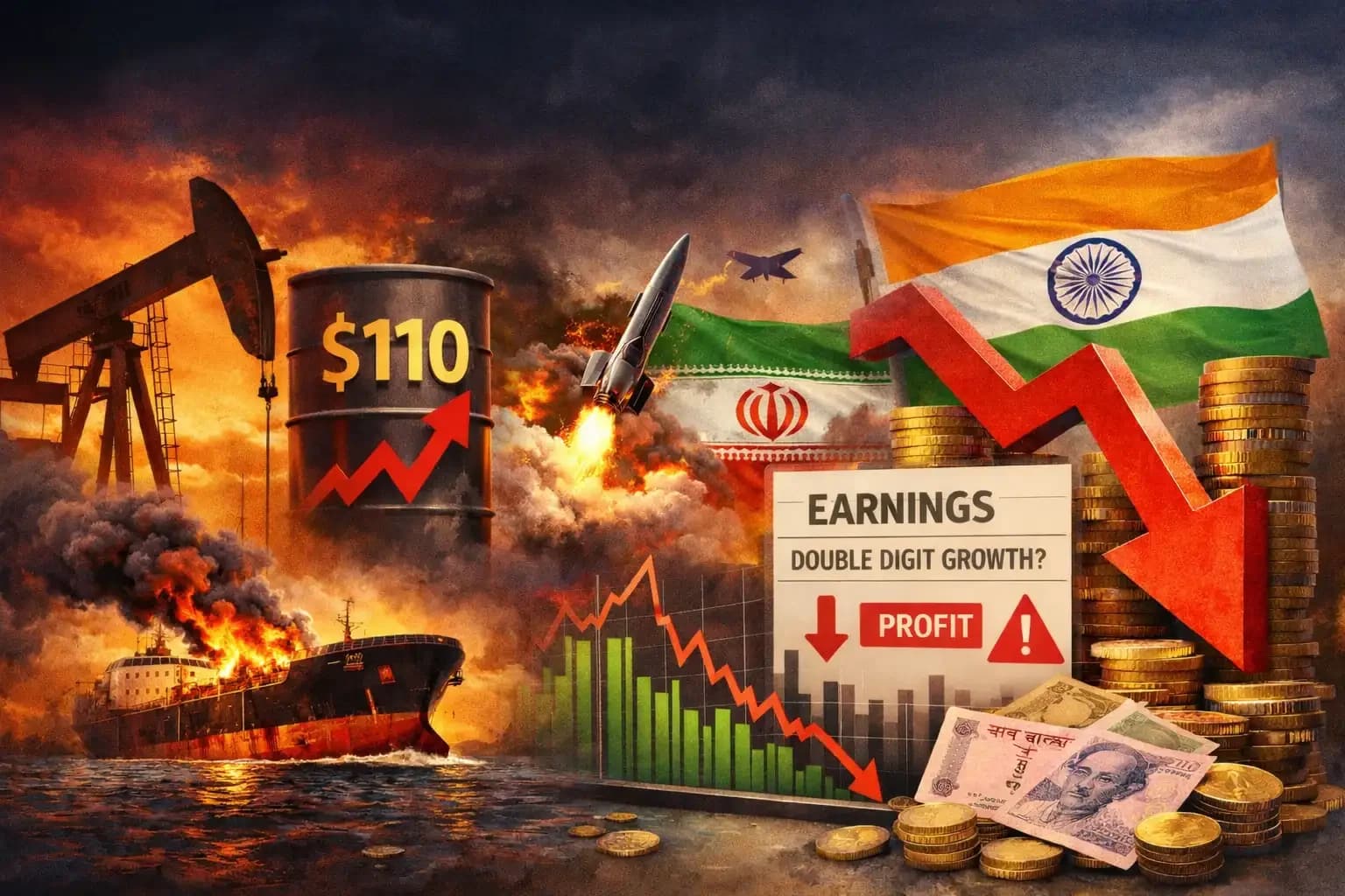 Crude oil above $110 threatens India Inc's double-digit growth