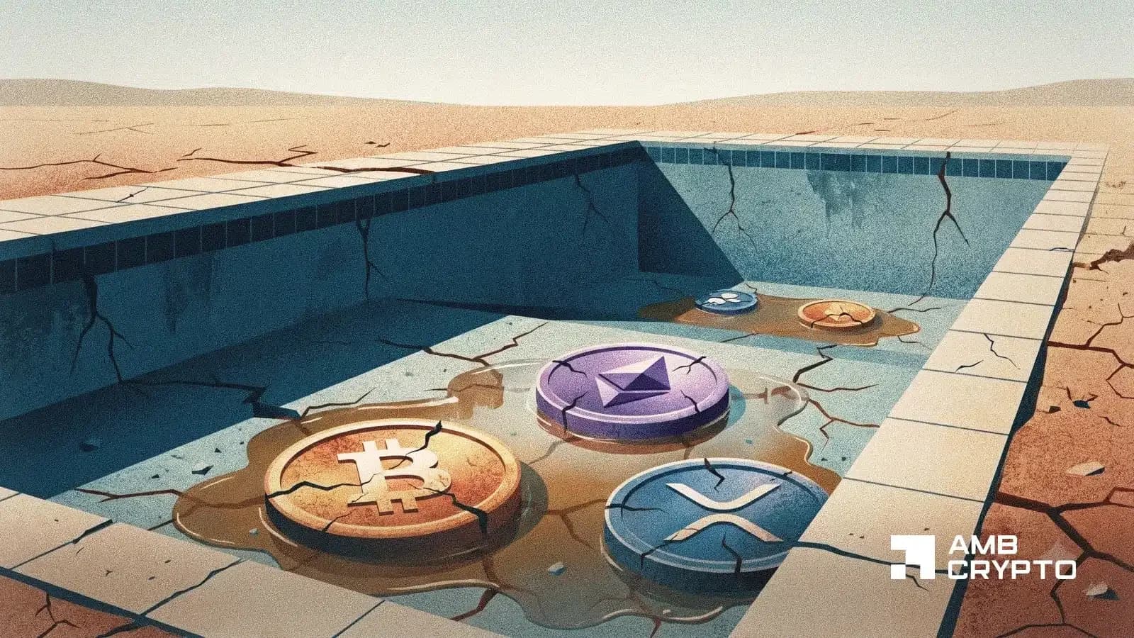 Crypto Trading Volume Plunges 70% to $15B Amid Market Decline