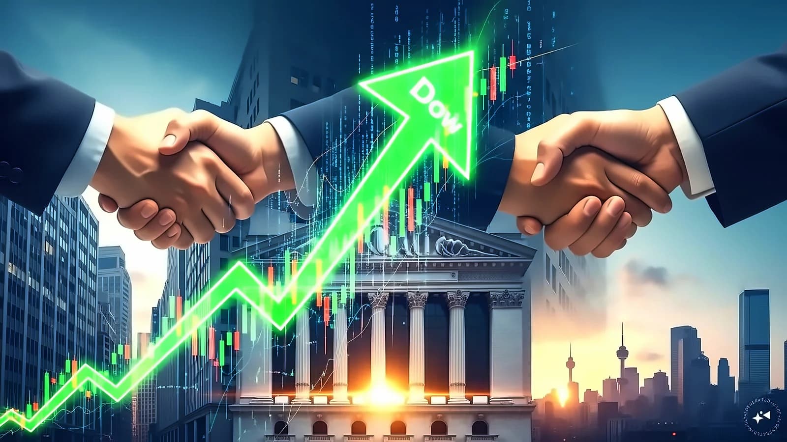 Dow futures surge 300+ points on US-Iran deal hopes amid military action