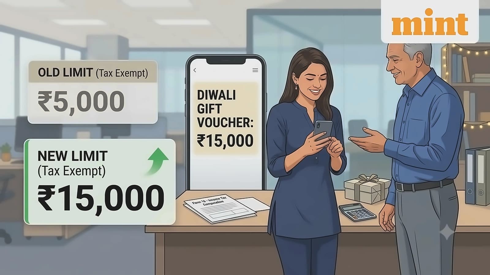 Employer gifts up to ₹15,000 now tax-free under new rules