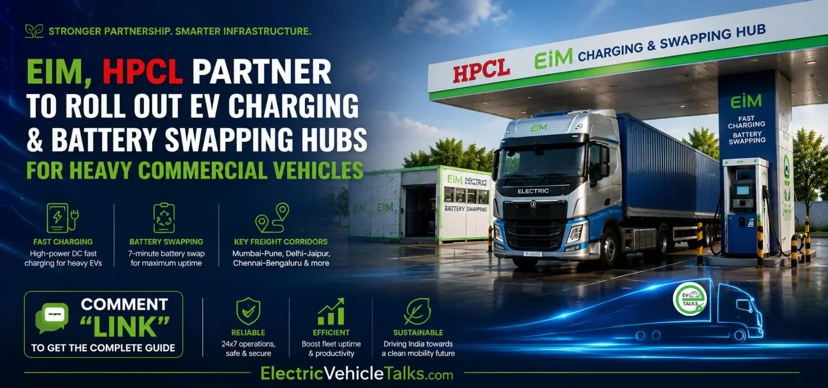 EIM Partners with HPCL to Expand EV Charging for Heavy Trucks