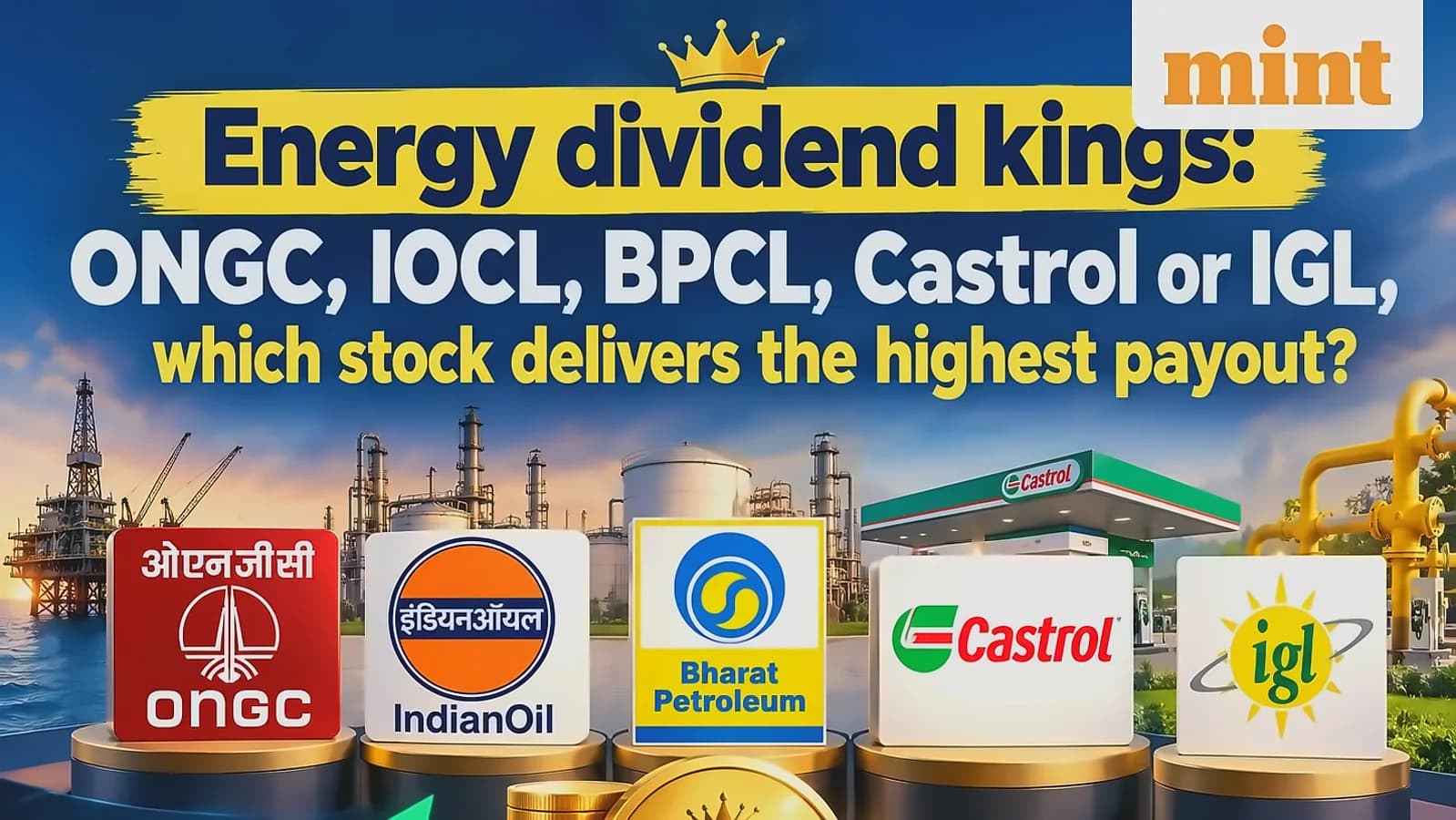 Energy stocks lead dividend yields with IOCL bonus issue news