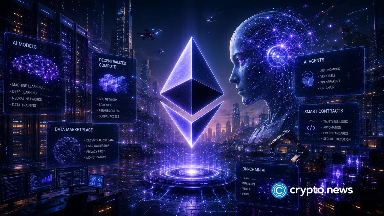 Ethereum rebounds 10% to $1,800 after testing multi-year support