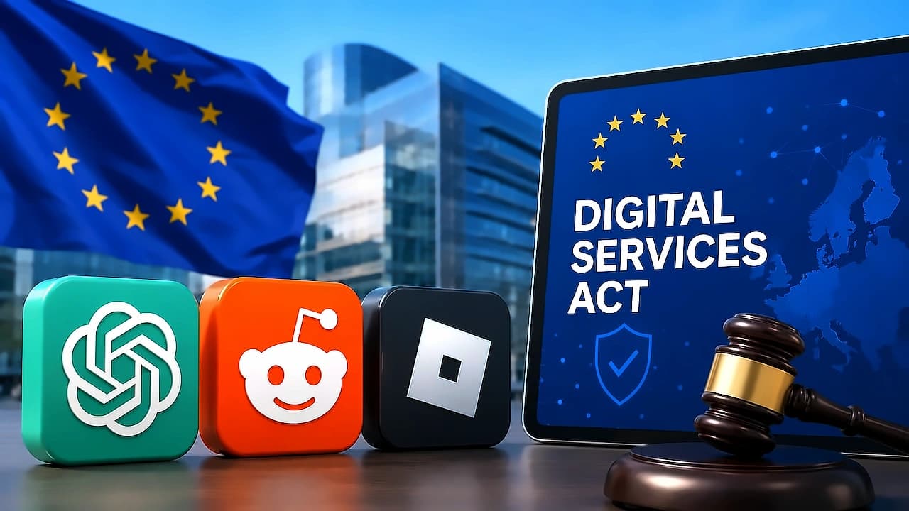EU Designates ChatGPT, Reddit, Roblox as Very Large Services