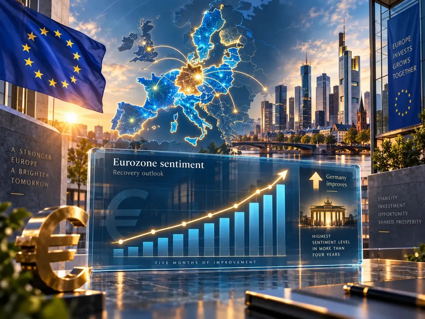 Eurozone Investor Sentiment Hits 4-Year High in September