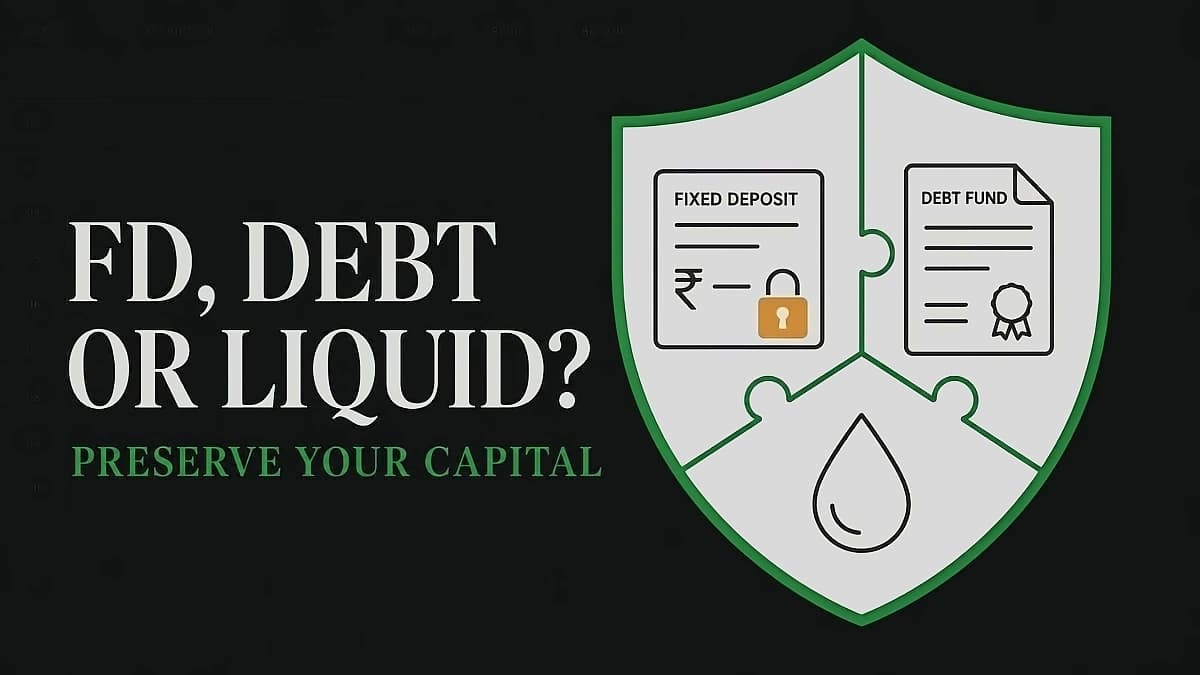 FD vs Liquid Fund vs Debt Fund vs Overnight Fund: Investment Comparison Guide