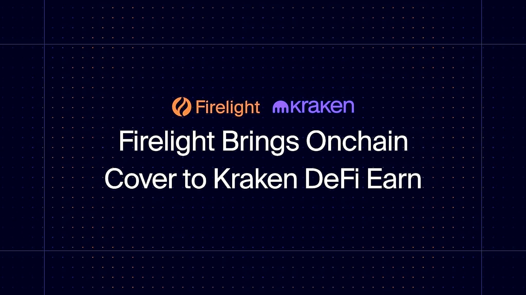 Firelight Adds $30.5M Cover to Kraken USDC Vault