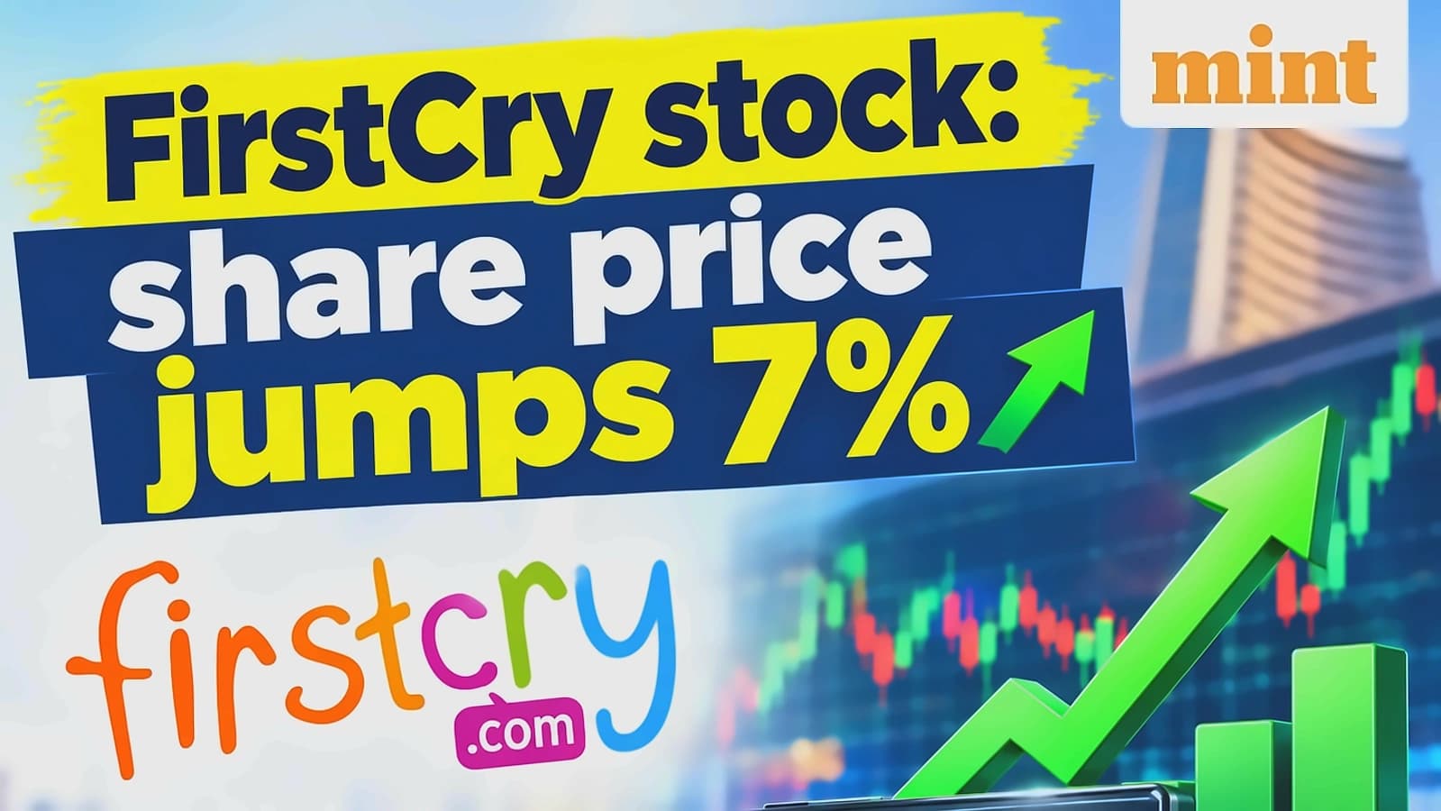 FirstCry stock jumps 7% after 54% yearly decline
