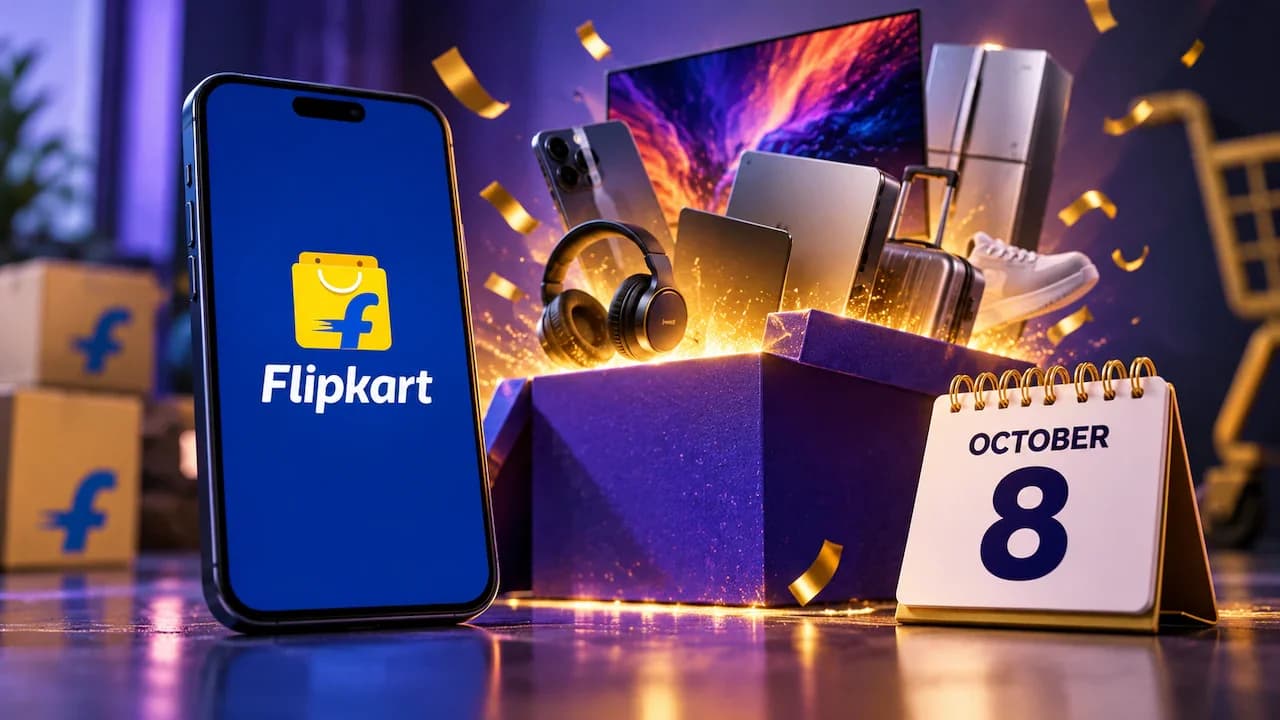 Flipkart Big Billion Days Sale 2026: Oct 9 Start Confirmed
