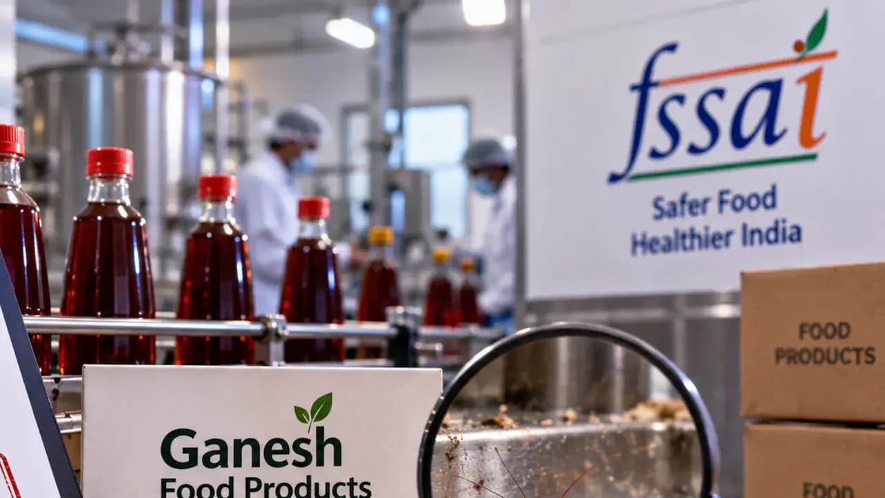 FSSAI Suspends Ganesh Products Licence Over Food Safety Violations