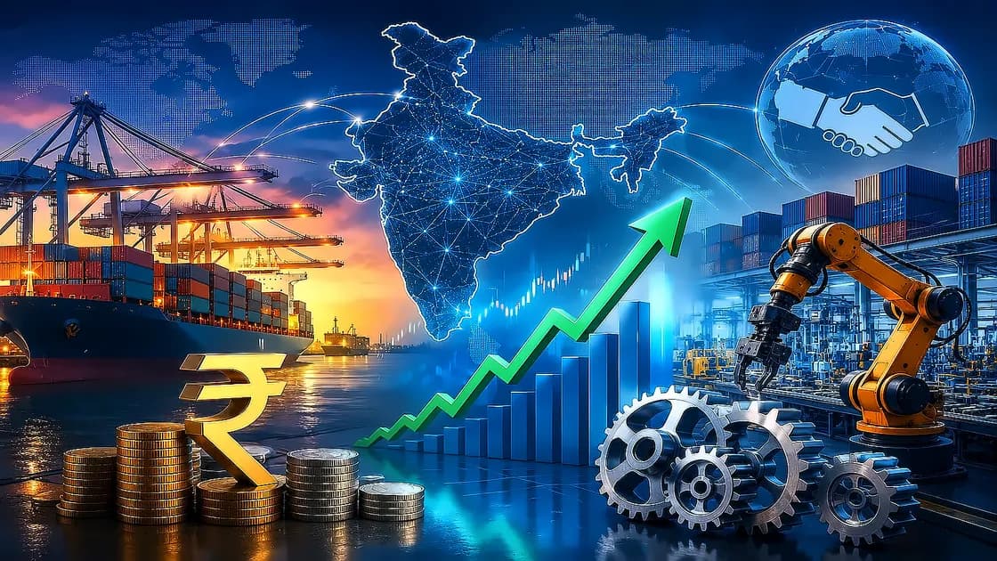 Rupee weakness and FTA boost India's manufacturing growth
